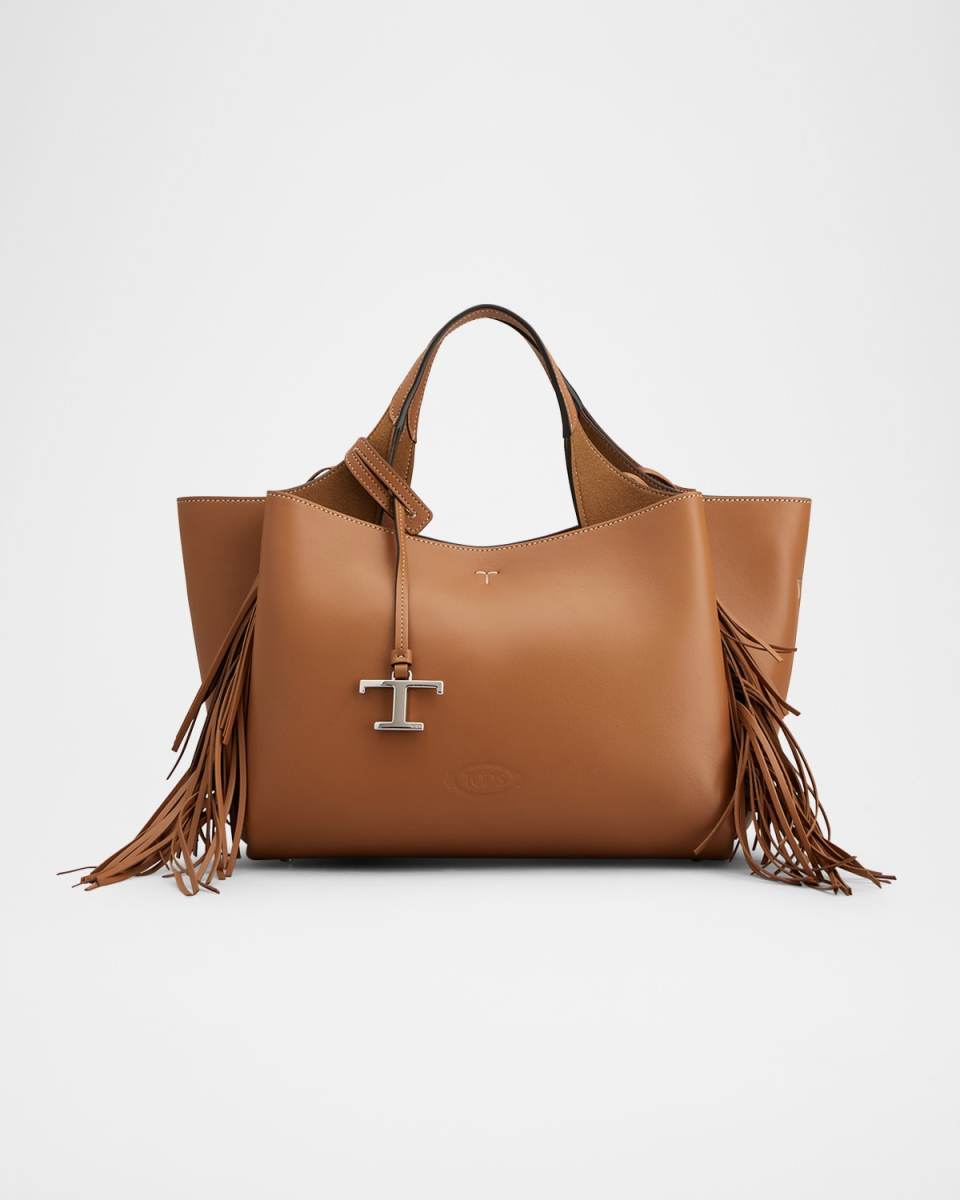 Apa 2 Mini Fringe Leather Top-Handle Bag